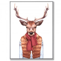 cuadro-deer-vest-blanco-60x80